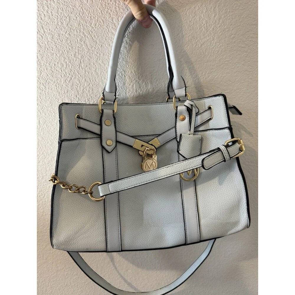 MKF Collection Christine Solid Women Satchel Handbag By Mia K. Mother Day Gift